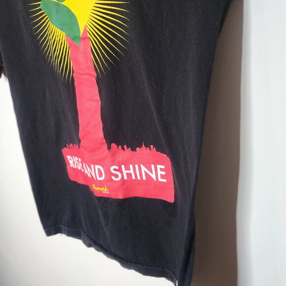 Diamond Supply Co. Rise And Shine Short Sleeve Shirt Men's Large Made In USA 504 - Picture 7 of 8